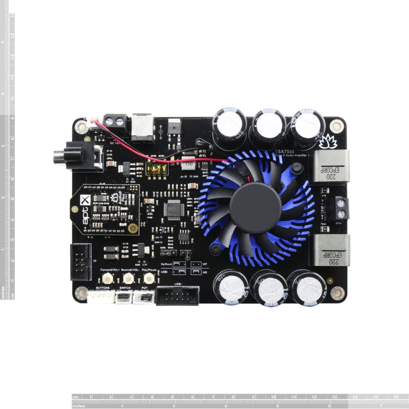 1 x 200W Bluetooth+DSP Mono Audio Amplifier Board - TSA7550B(Apt-X)