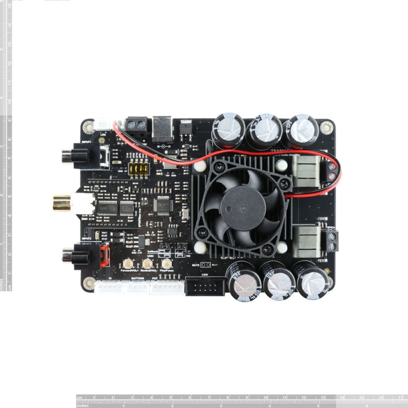 2 x 100W SPDIF Coaxial+DSP Audio Amplifier Board - TSA8802C