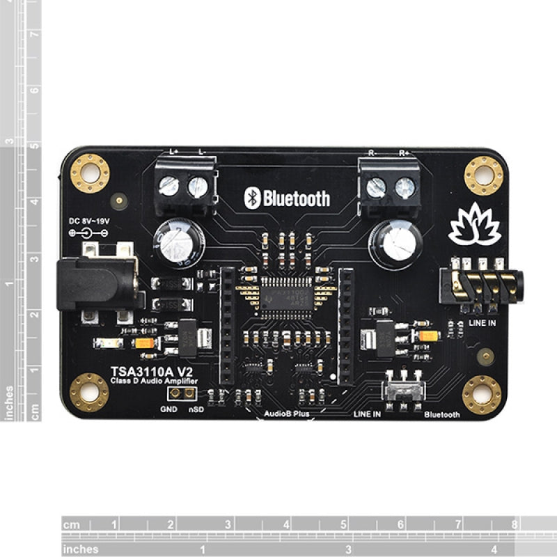 2 x 8 Watt Class D Bluetooth Audio Amplifier Board - TSA3110A V2