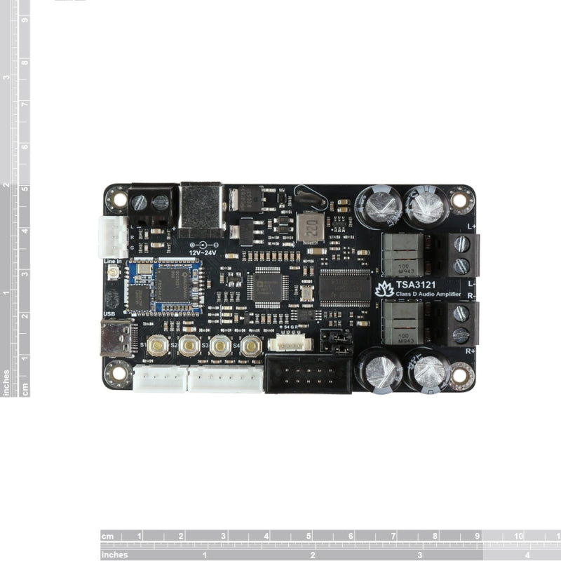 2 x 30W Bluetooth+USB sound card+DSP Audio Amplifier Board - TSA3121